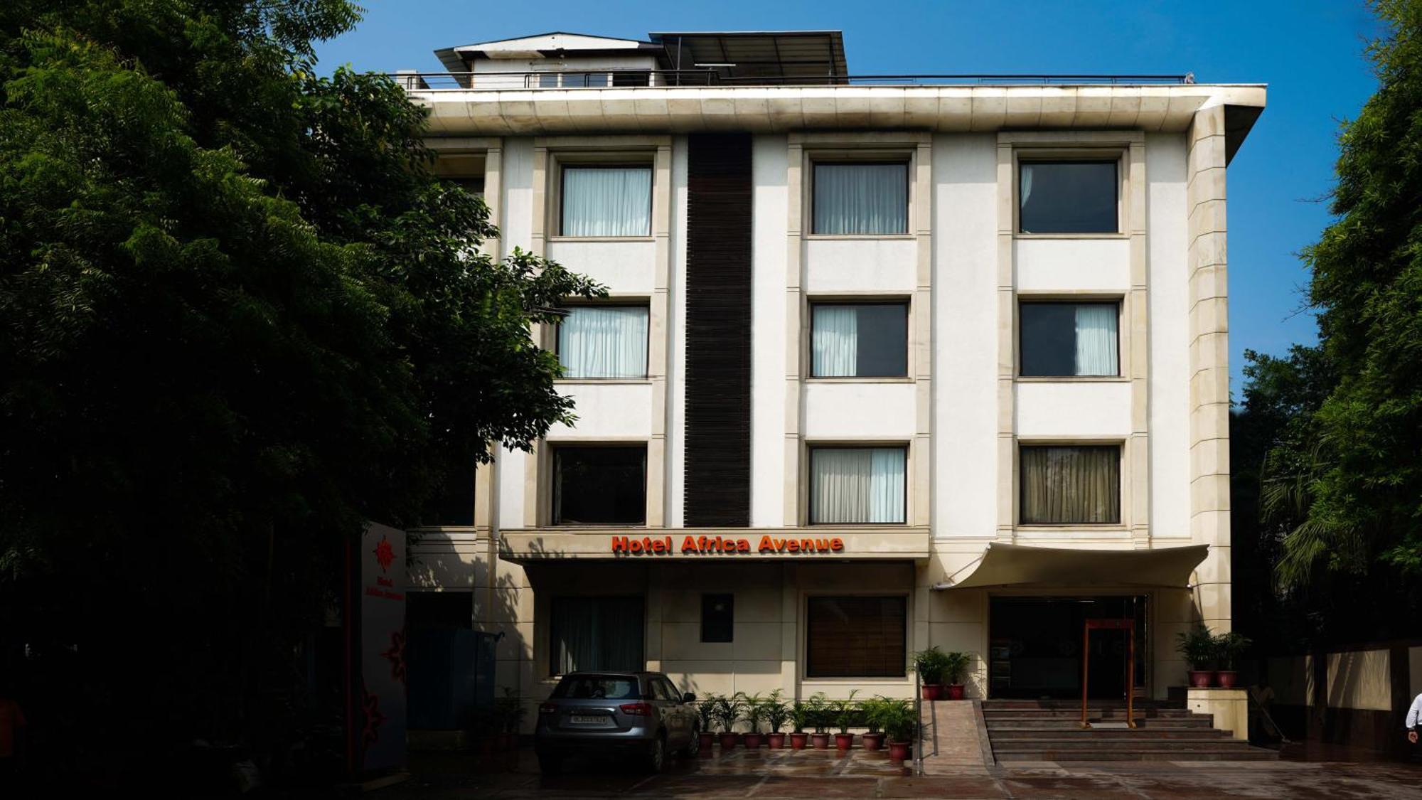 Hotel Africa Avenue - Greater Kailash 1 Új-Delhi Kültér fotó
